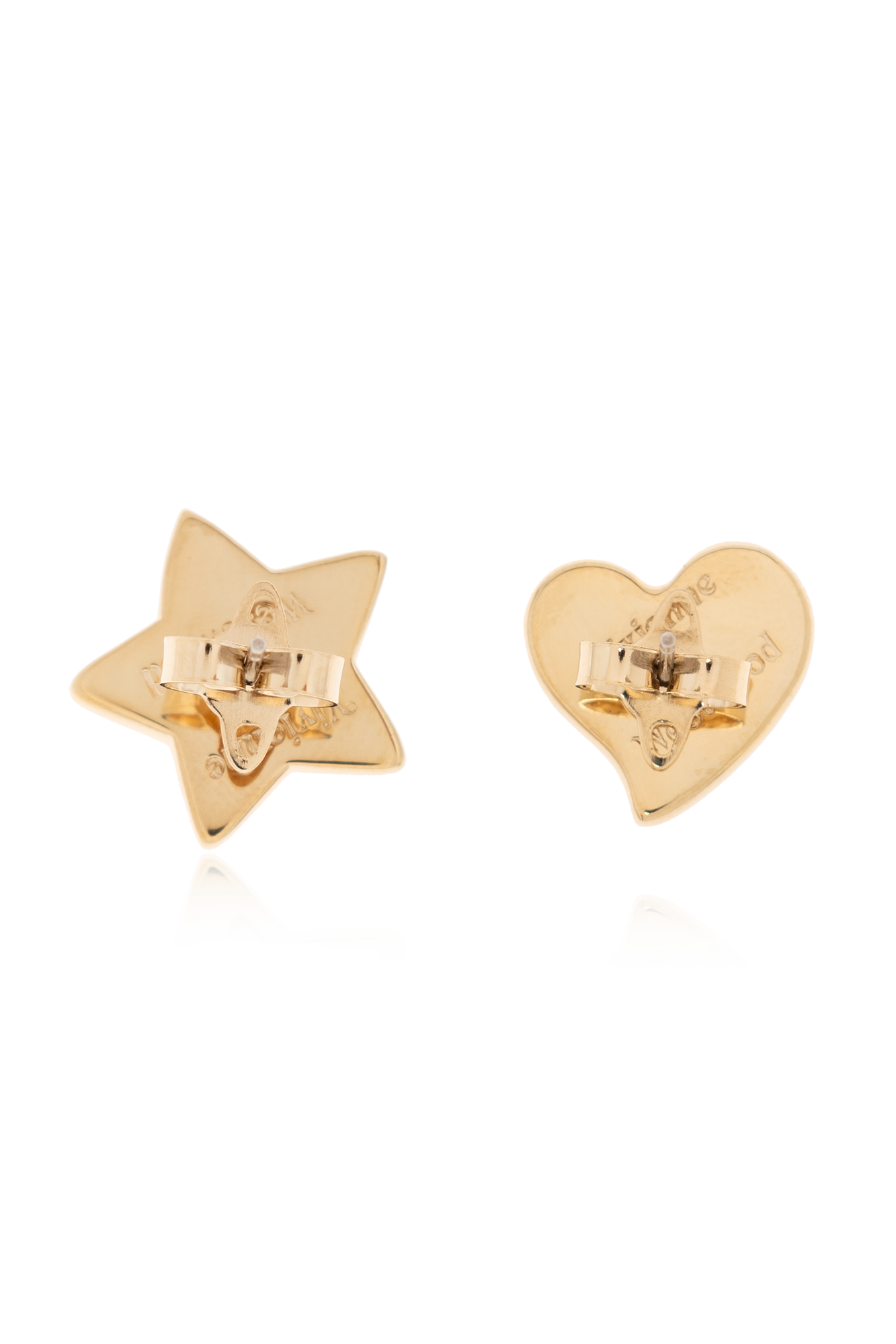 【関税・送料込み】VIVIENNE WESTWOOD GOLD BRASS EARRINGS Vivienne Westwood Earrings Pierce Mini Bas relief Gold IN